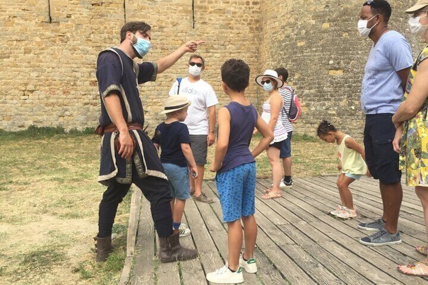 Costumed guided tour