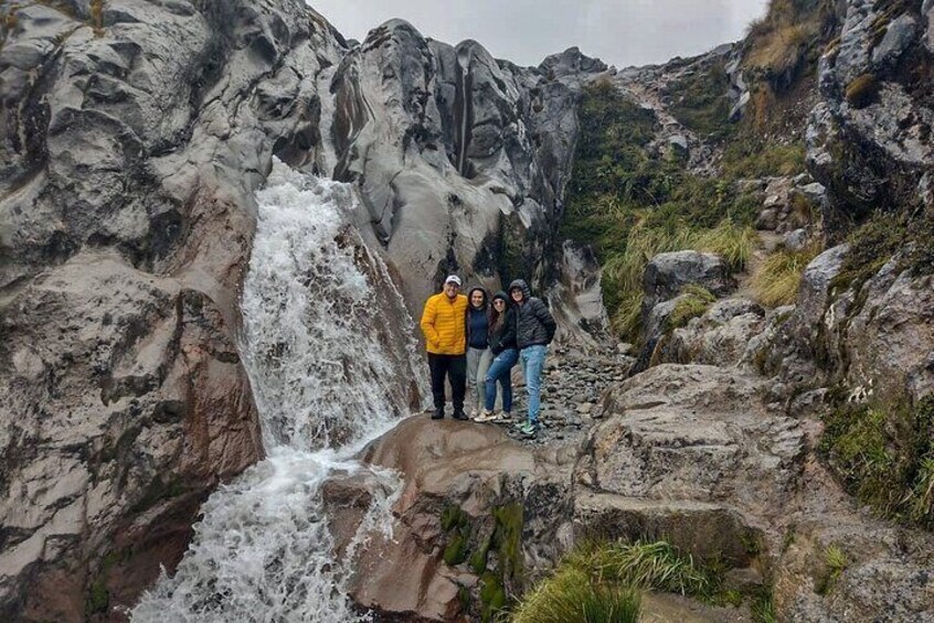 Snowy Ruiz + Hot Springs from Manizales