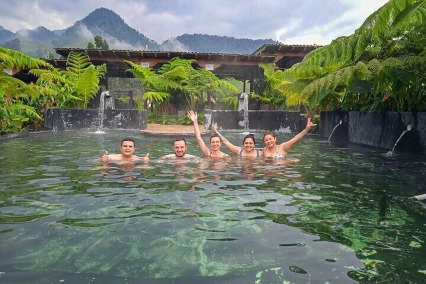 Snowy Ruiz + Hot Springs from Manizales
