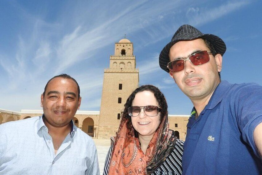 The minaret of the Great Mosque of Kairouan - Taximami Excursion