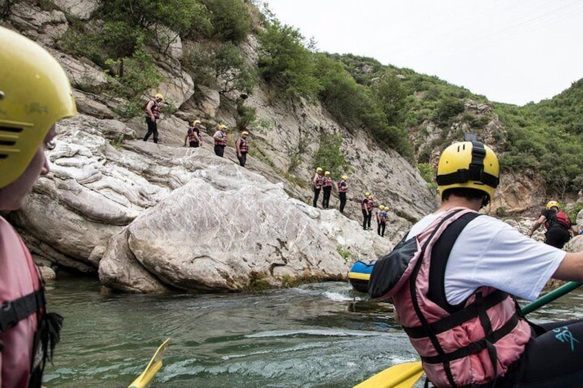 Rafting Lousios river