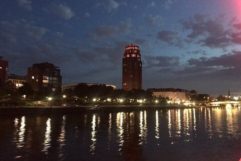 Frankfurt Nighttime Cruise on the River Main