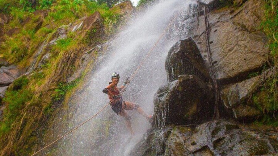 Extreme Waterfall Rappelling & Zipline Combo at Bocawina - Antelope Falls