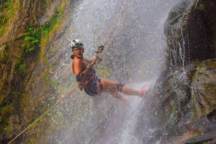 Extreme Waterfall Rappelling & Zipline Combo at Bocawina - Antelope Falls