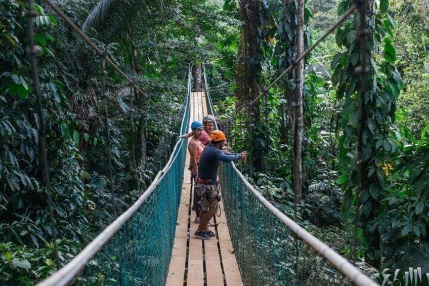 Jungle Canopy Zipline & Waterfall Rappelling - Bocawina Falls