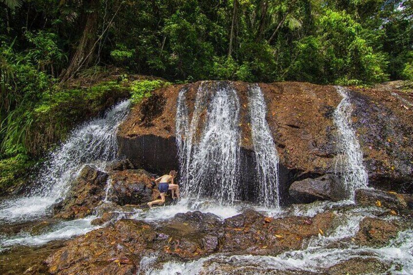 Enjoy Natural waterfalls in the rainforest