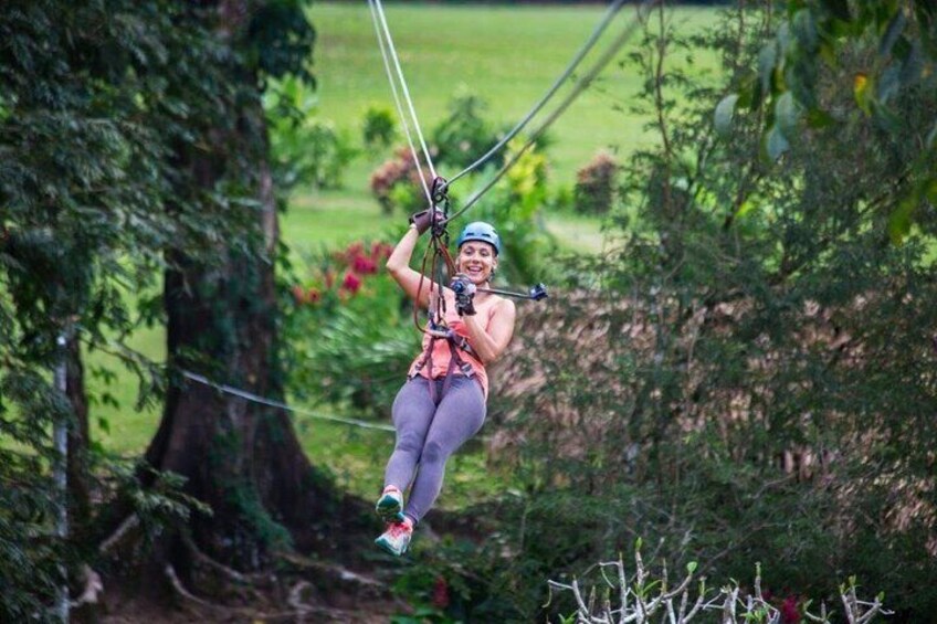 Jungle Canopy Zipline & Waterfall Rappelling - Bocawina Falls