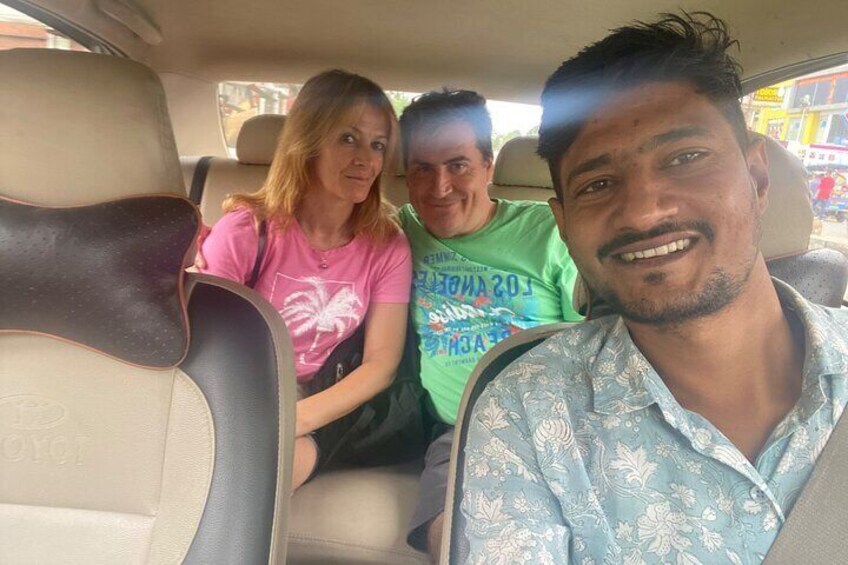 Our happy clients while touring