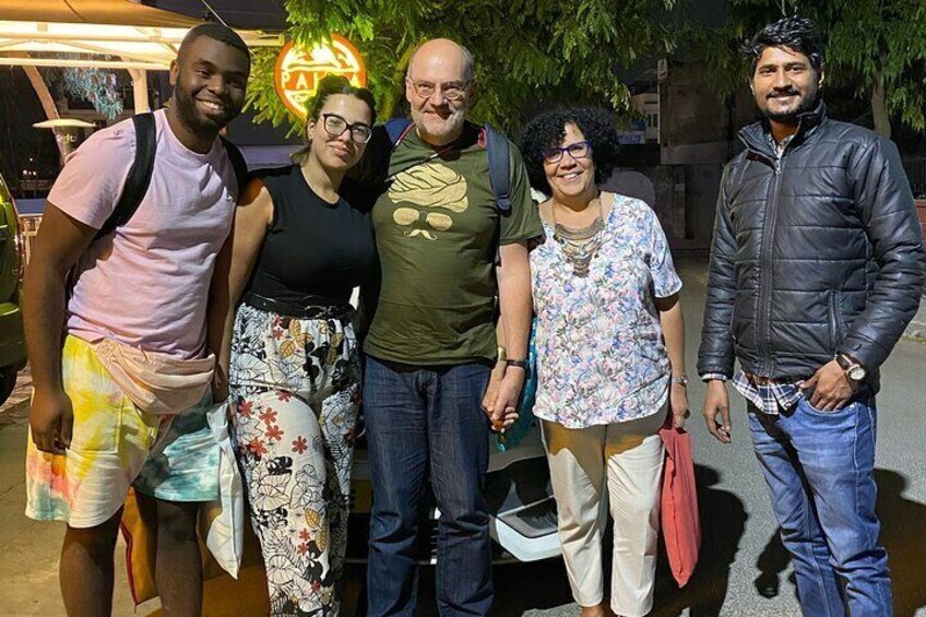 Our happy clients after the tour 