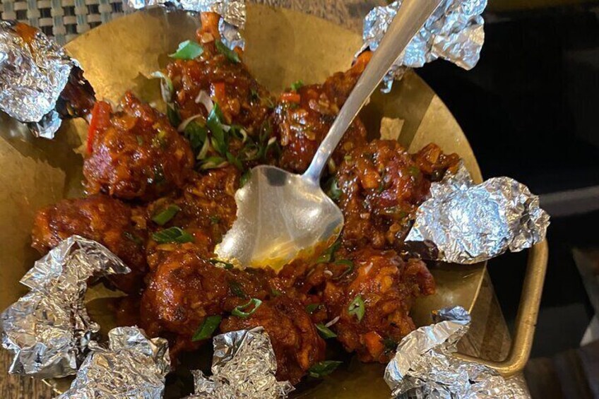 Chicken lollipops