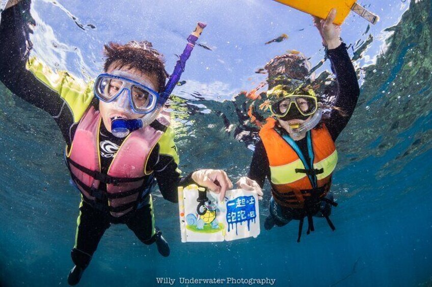 Kenting, Taiwan｜Snorkeling, free underwater photography, one-to-four instructors｜Taiwan Diving Snorkeling