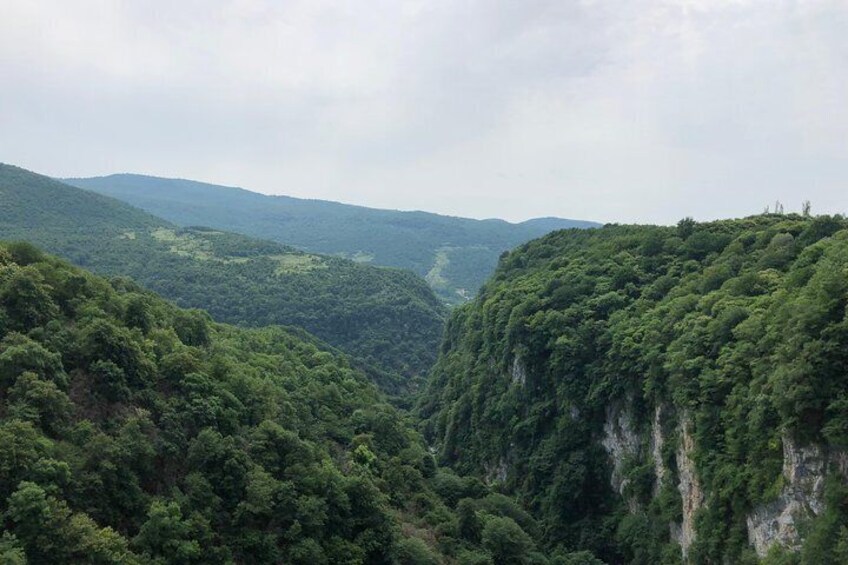 Full Day Group Tour to Martvili Canyon and Okatse Canyon