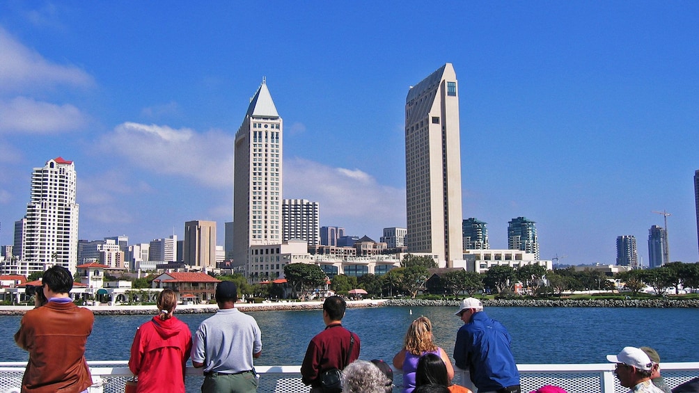 city view on cruise in San Diego California