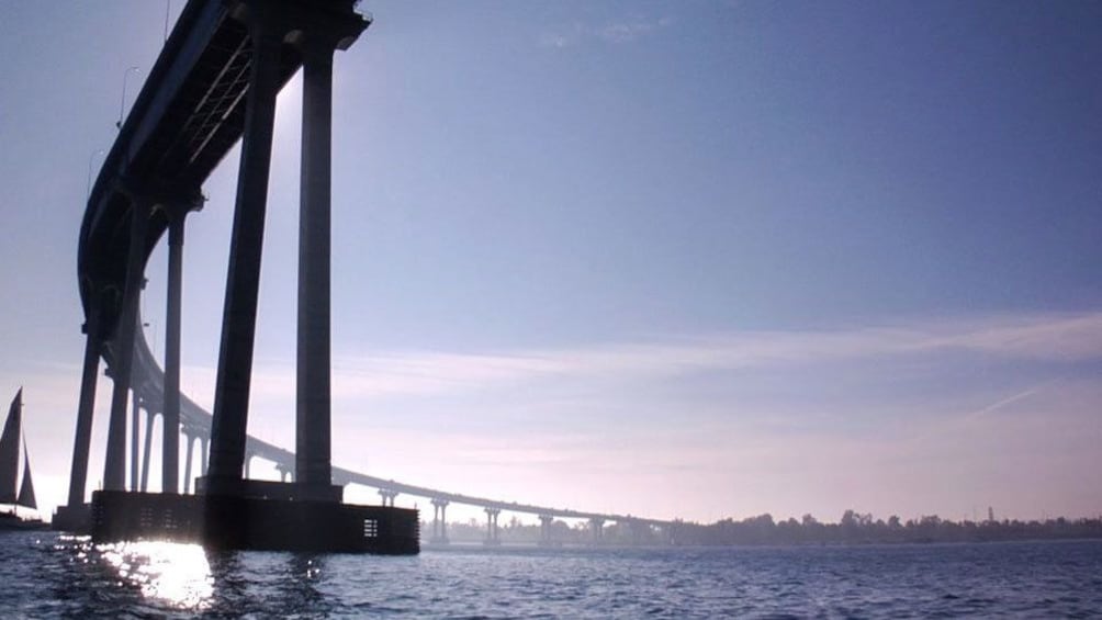 bridge view on cruise in San Diego California