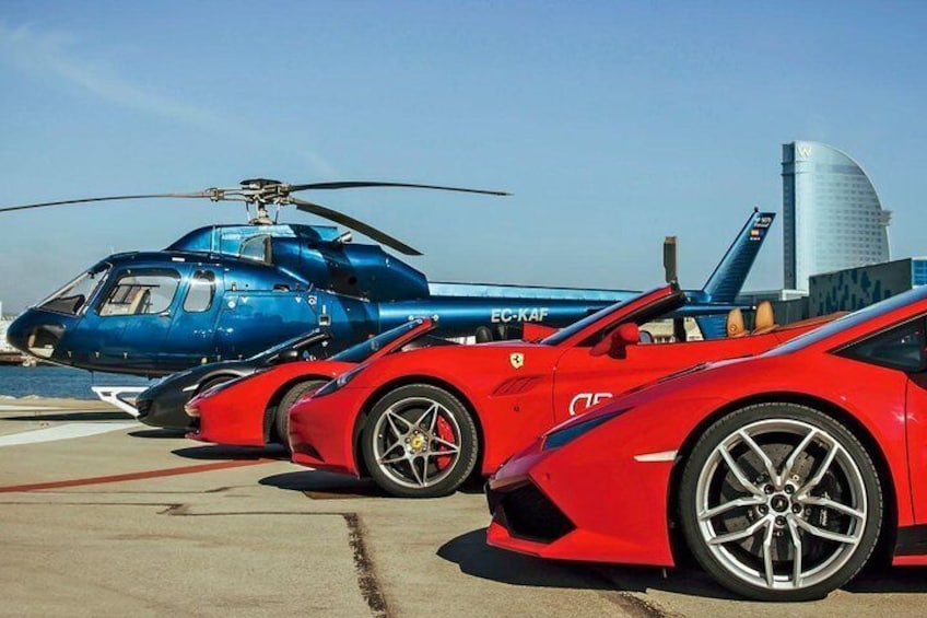 Supercar & Helicopter Experience in Barcelona