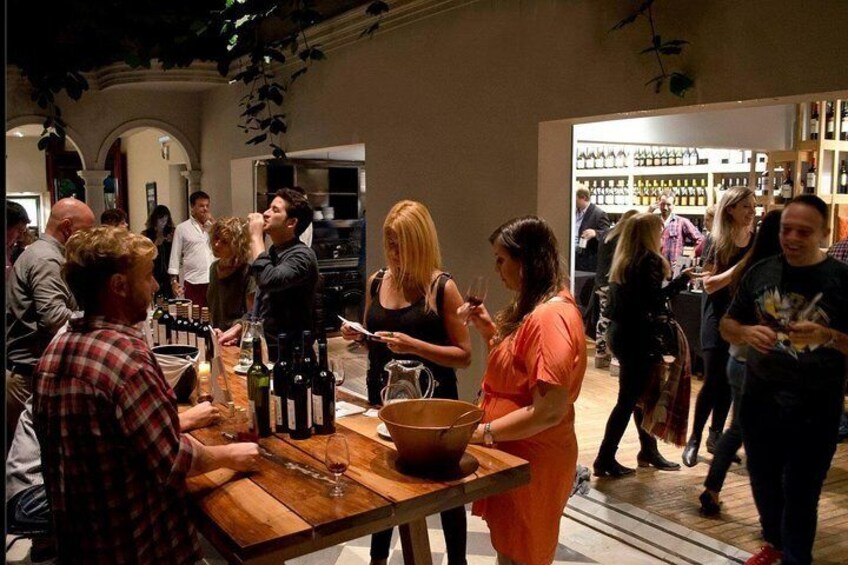 starting the tasting
