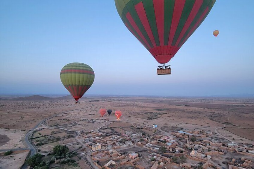 Marrakech Ballooning Experience - Balloon Flight with the breakfast in the tent