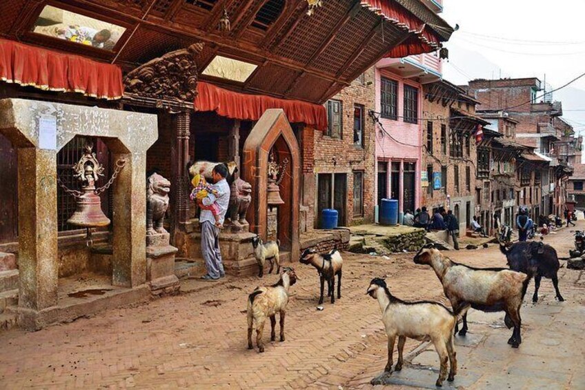Typical Newari old Towns Bungmati, Khokana and Kirtipur with food tasting Trip