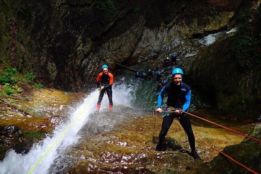 Canyoning on Lake Annecy