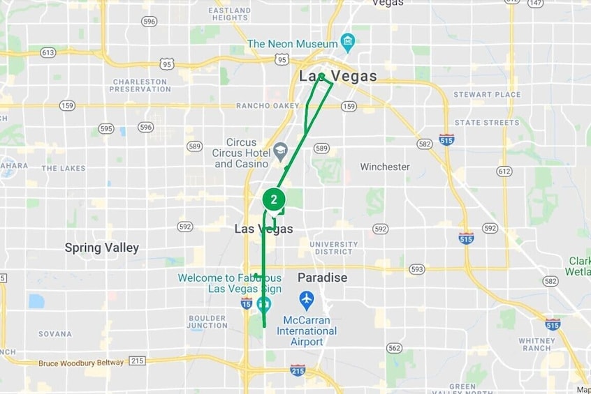 Las Vegas Night Bus Tour with Fremont Street Experience