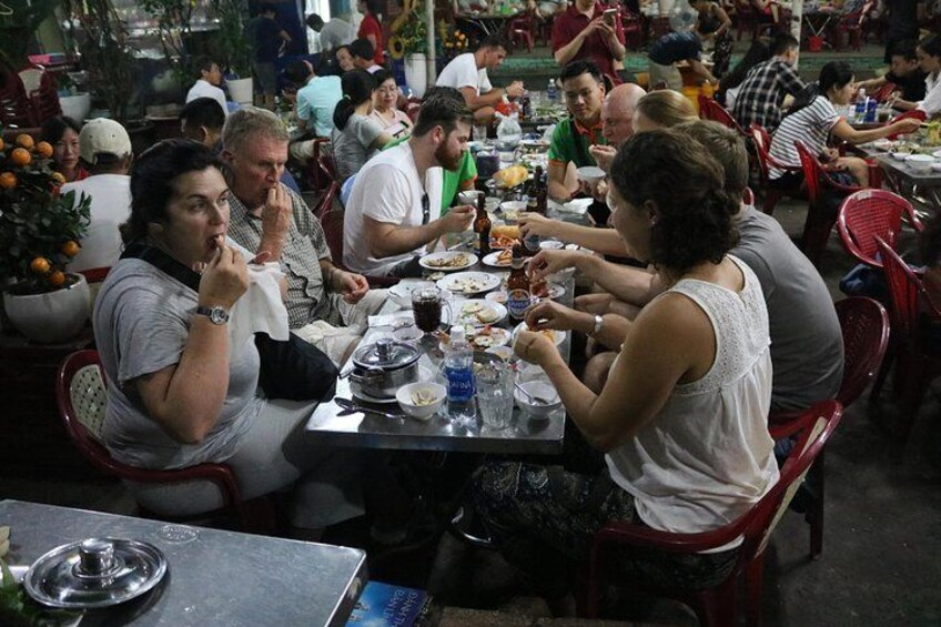Saigon Vespa By Night Street Food Tour 4,5 Hours