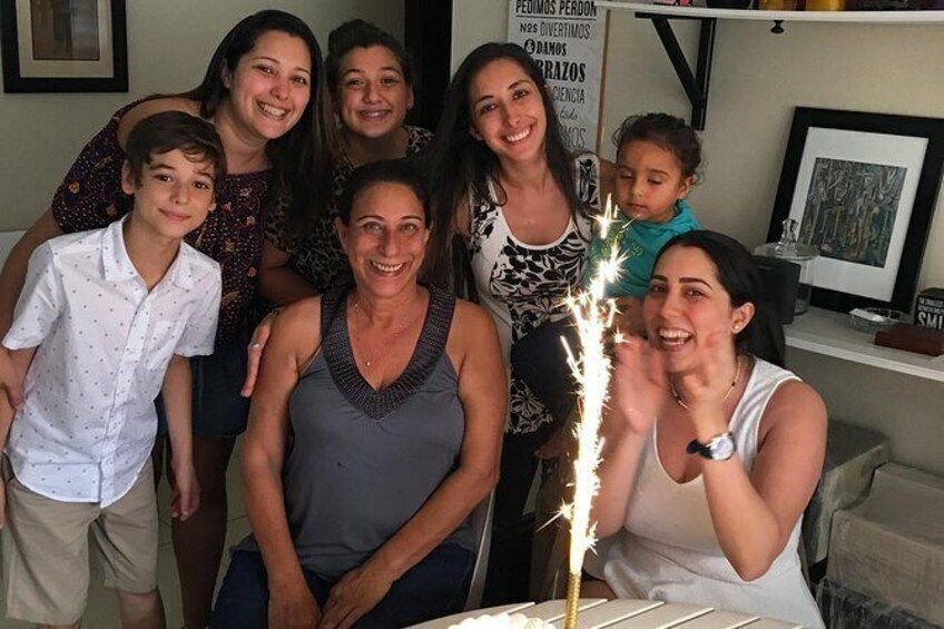 Family dinner in a Dominican home