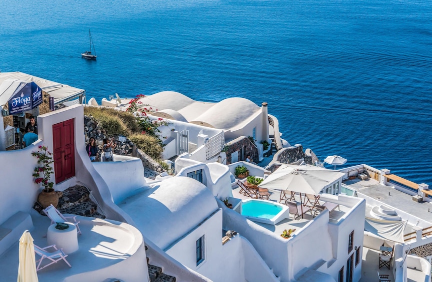 Santorini in 1 Day by Land & Sea