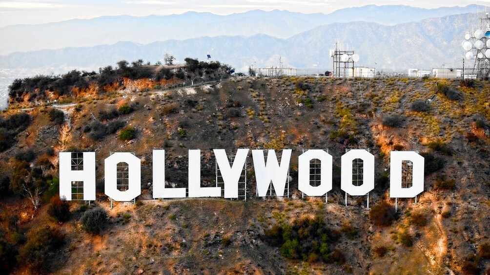 Hollywood sign in Los Angeles during the daytime