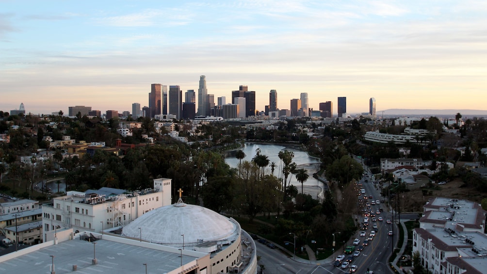 Landscape view of the beautiful city of Los Angeles 