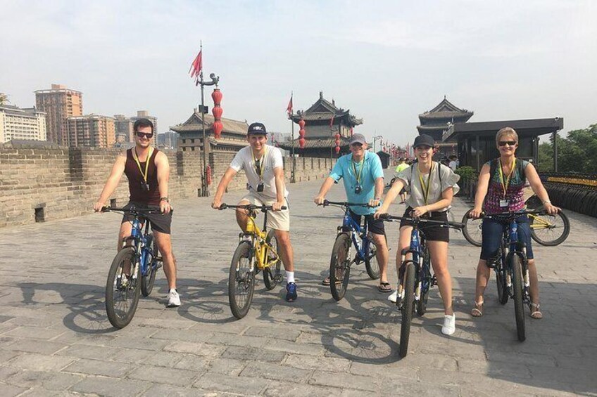 Cycling on the City Wall, Xi'an