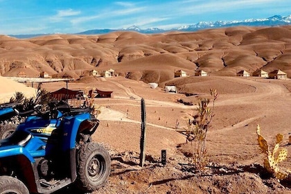 Discover Agafay Desert with an Expert via Quad (quad bike).