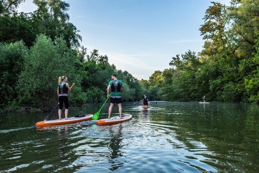 SUP Budapest: Sunset tour