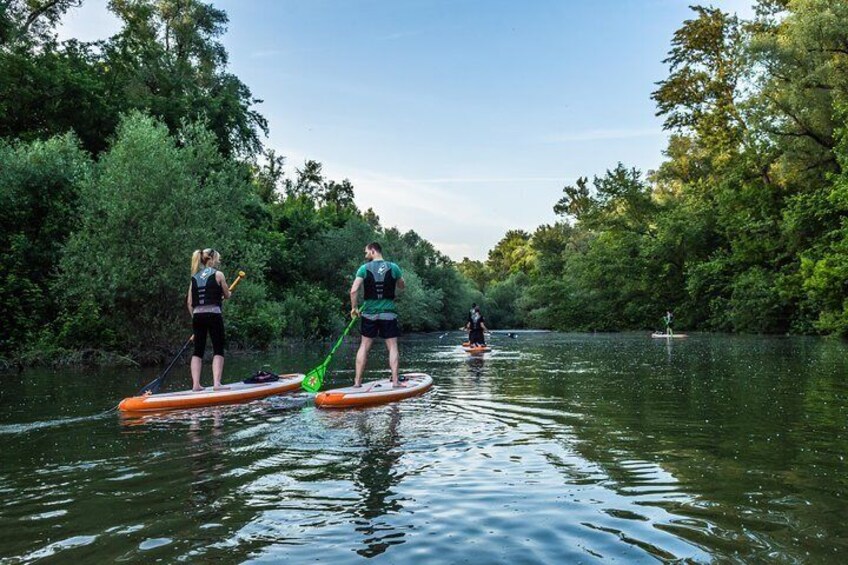 SUP Budapest: Sunset tour