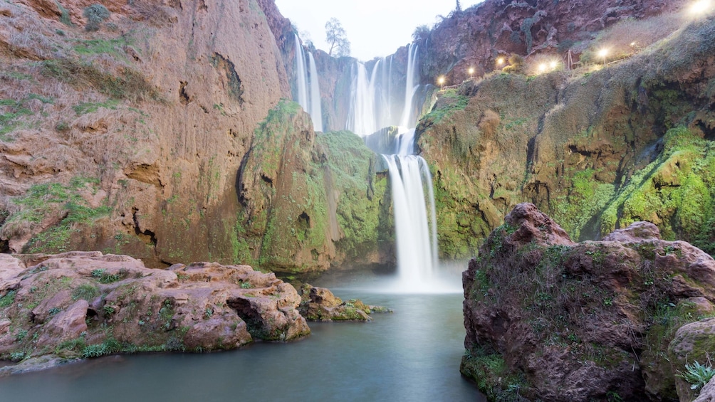 Captivating view of the Ouzoud Waterfalls in Marrakech