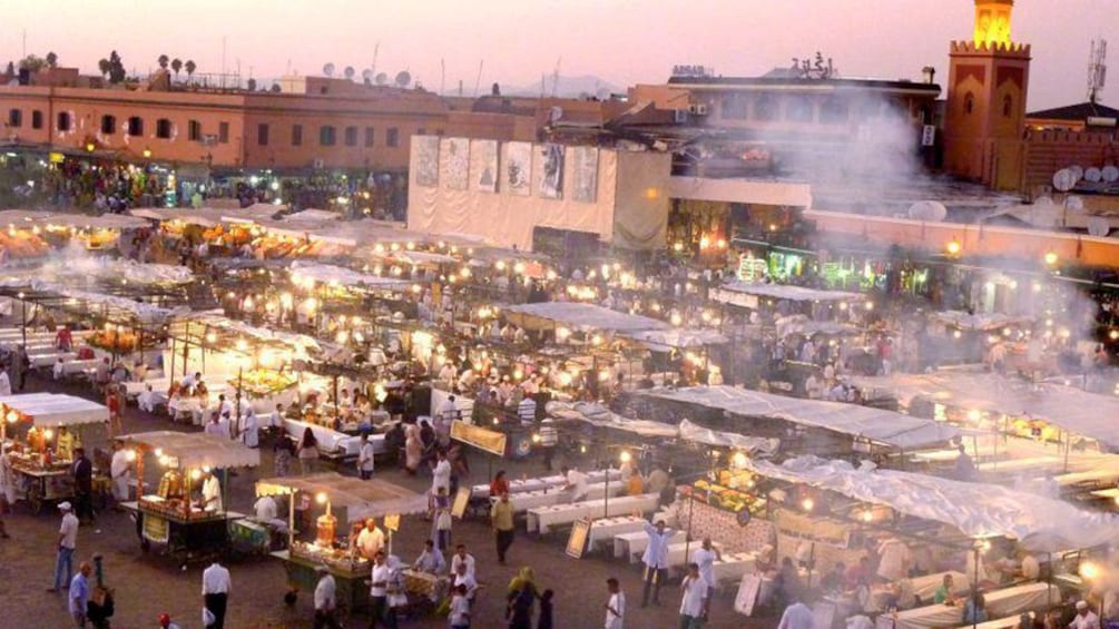 Night market in Marrakech 