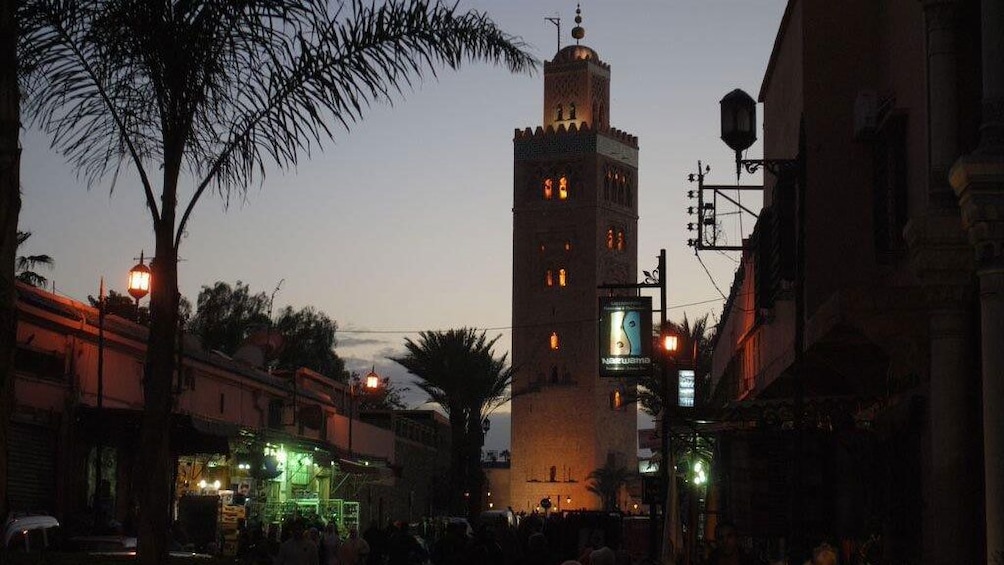 Night view of Marrakech 