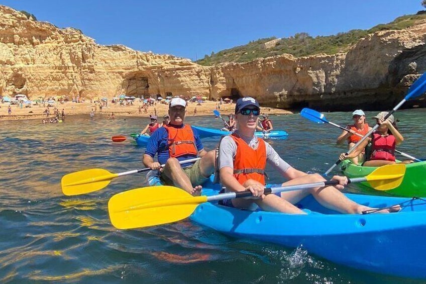 Kayaking to Benagil Cave, Small group guided by a local native