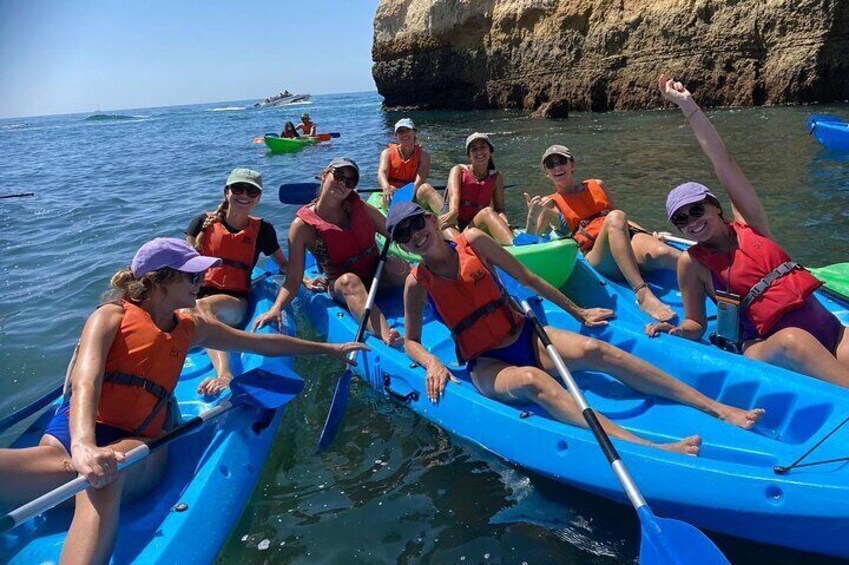 Kayaking to Benagil Cave, Small group guided by a local native