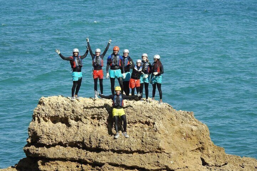 Cliff jumping