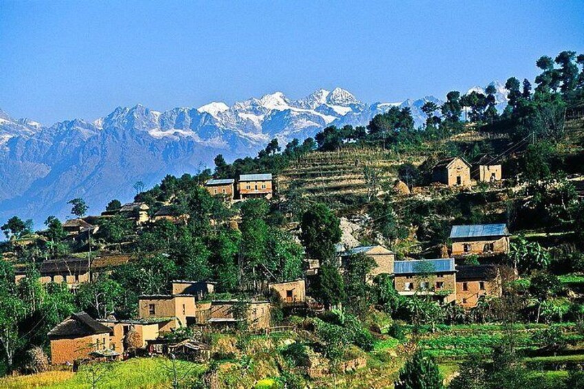 Mountain view from Nagarkot 