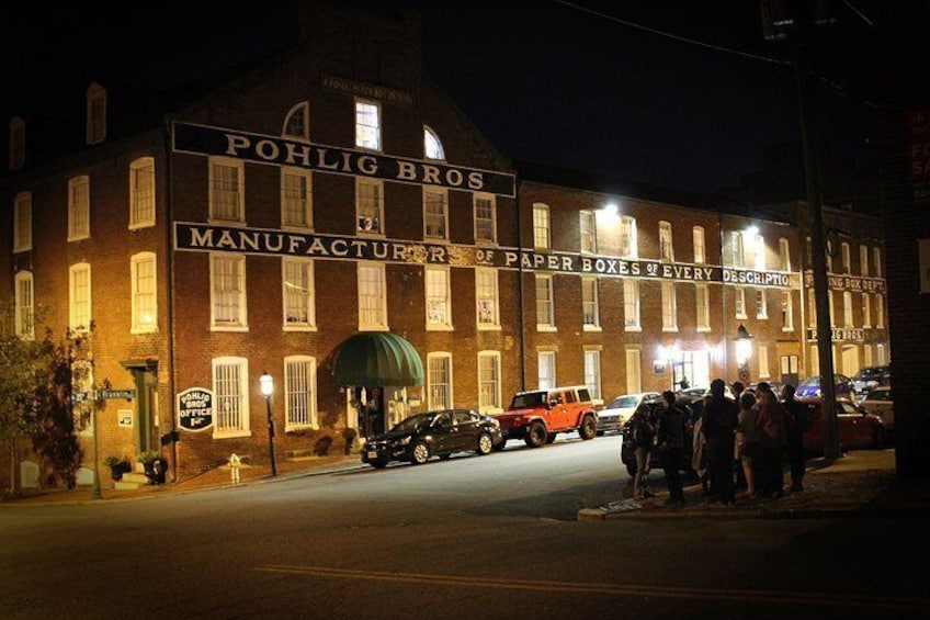 Tales of Pohlig Box Factory which was used as a hospital during the Civil War.