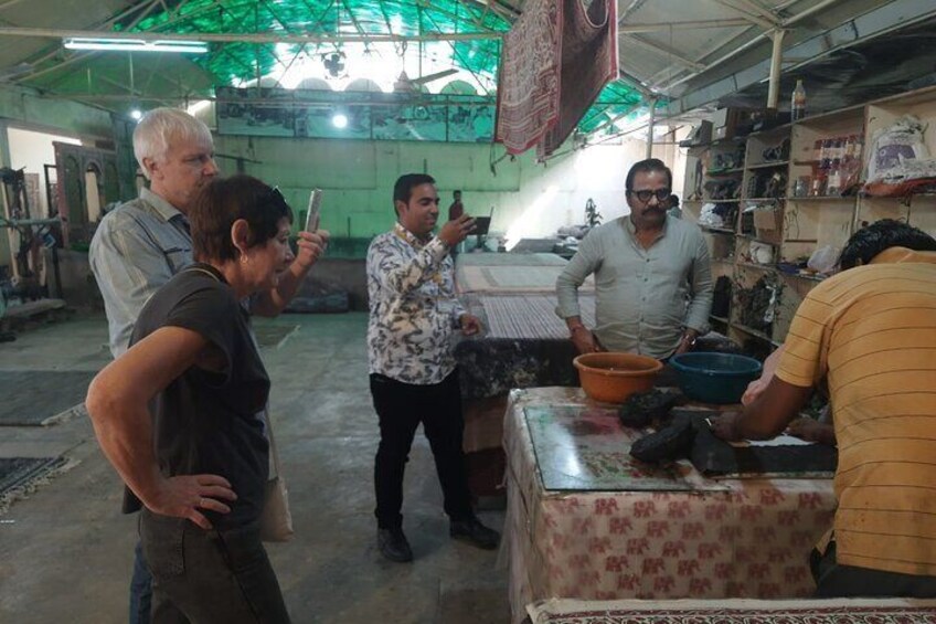 Block Printing demonstration