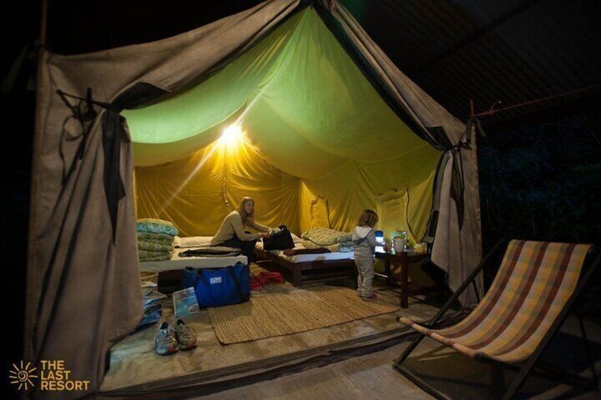 Tented Accommodation at the Last Resort