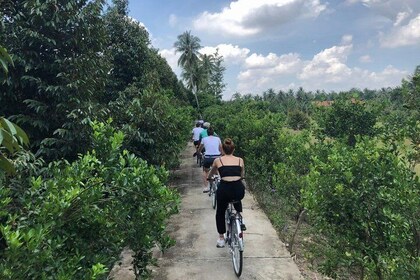 NON-TOURISTY MEKONG with BIKING 1 DAY