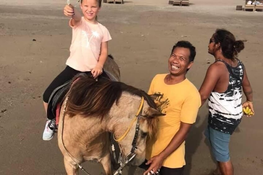 1-Hour Seminyak Beach Horse Riding