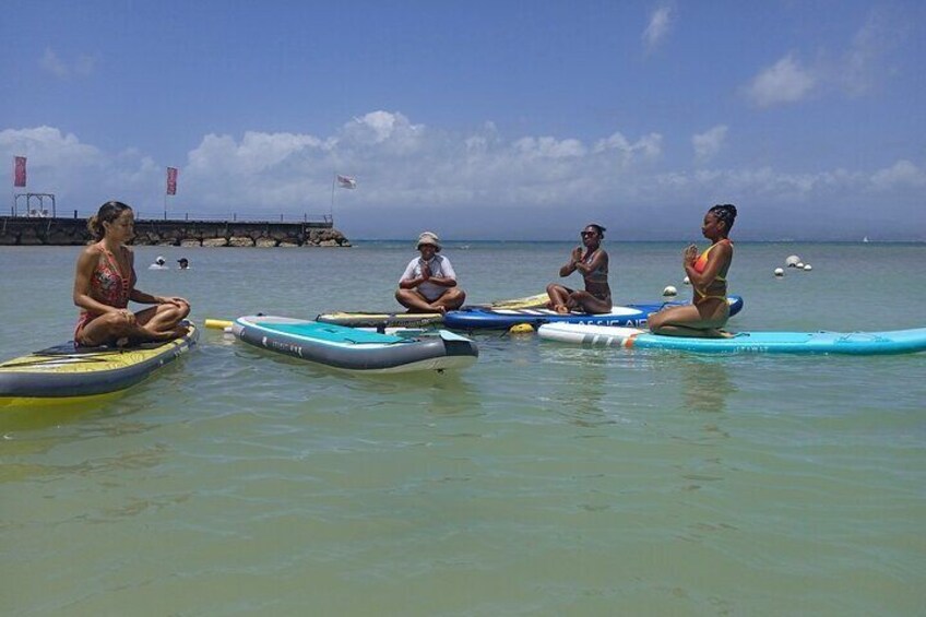 Yoga Paddle Aqua Zen, yoga on a floating carpet in connection with nature!