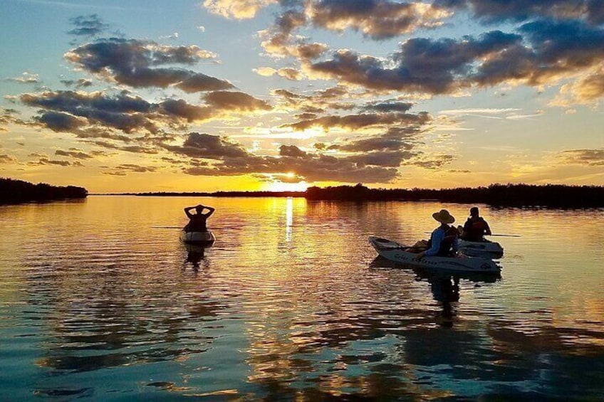 Sunset Kayak Tour with Fin Expeditions is a perfect way to end the day.
