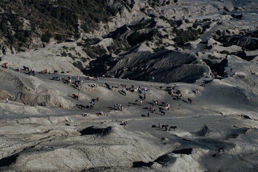 Unique Sea of Sand at Bromo