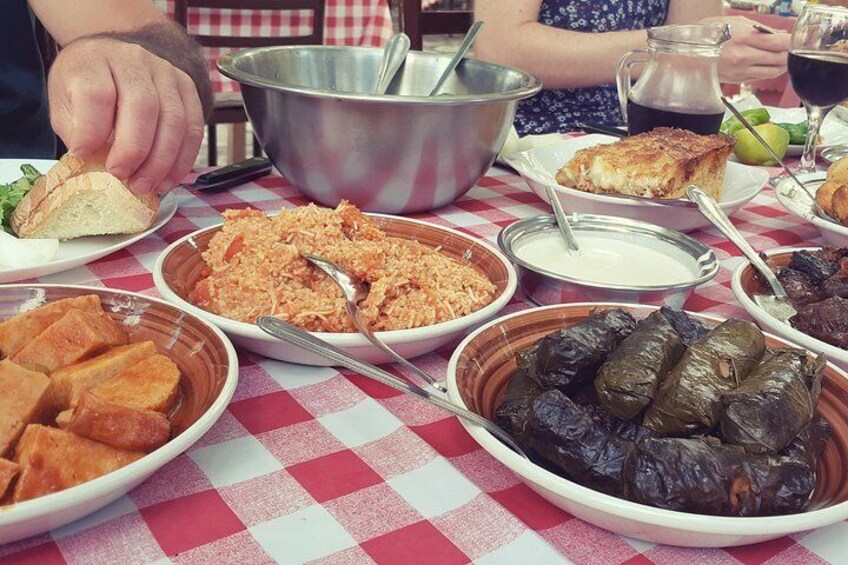 All applicable entrance fees, tasting fees, door-to-door transport, meze lunch with drinks are all included in the tour price - no hidden costs!
