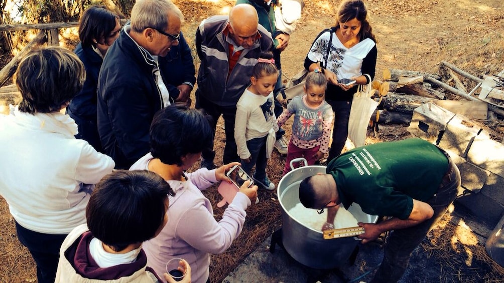 Tour group in Barbagia